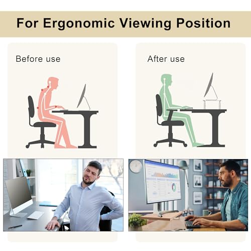 Monitor Stand Riser,Wood & Acrylic Computer Monitor | All Products - Image 7