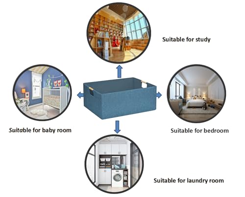Foldable Storage Box with Handles | 16.9 Inch Collap | All Products - Image 4