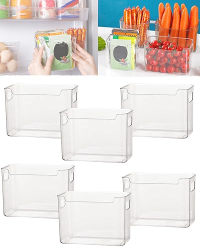Clear Crystal Freezer Storage Bins - S/L Plastic Storage Bins - Image 2