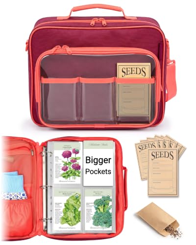Seed Storage Organizer Bag, Seed Envelopes Binder - Image 2