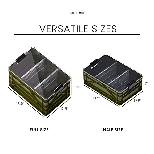 SIDIO Pro Pack, HD Stackable Storage Bins with Lids | All Products - Image 4