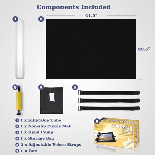 Jigsaw Puzzle Board Roll Up Mats Games Saver Portable - Image 4