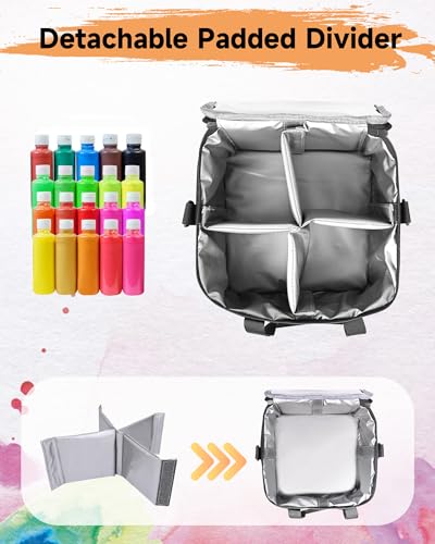 Acrylic Paint Organizer Bag for 72 Bottles (2 oz) | Home Organization - Image 6