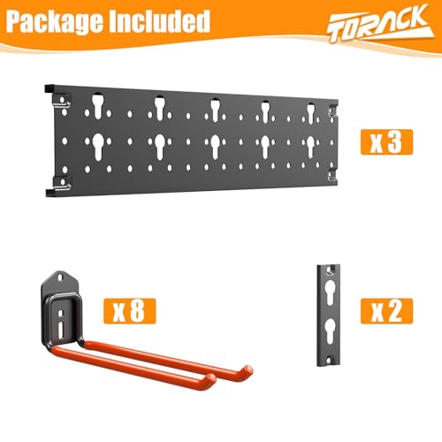TORACK Garden Tool Organizer Wall Mounted, Folding Chair - Image 7