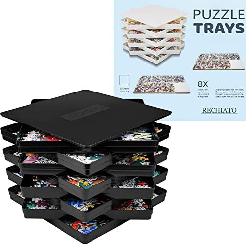 8 Sorting Trays with Lid 8x8 Premium Puzzle Trays - Image 5