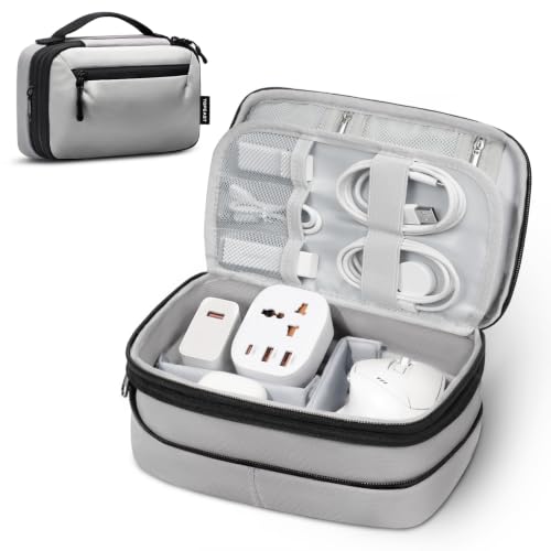 TOPEAST Expandable Cable Organizer Bag, Large Capacity Tech Pouch - Image 2