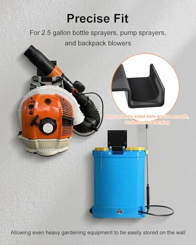 Pump Sprayer Holder, 2 Pack Backpack Blower Wall Mount - Image 6