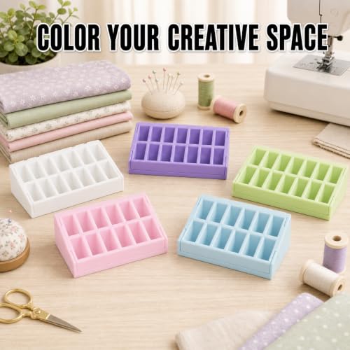 Sewing Bobbins Pegboard Holder for SKADIS, 1/4'' Pegboard | Pink - Image 7