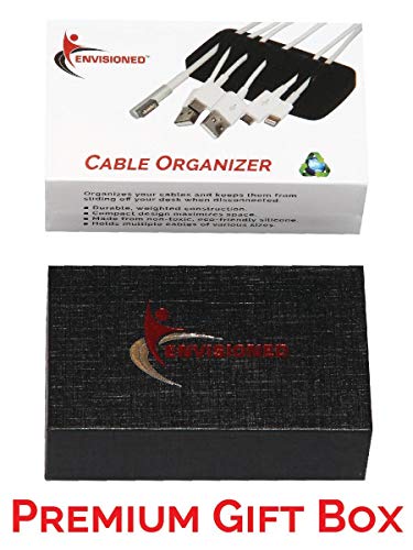 Desktop Cable Organizer, Cord Holder for Desk and Nightstand - Image 7