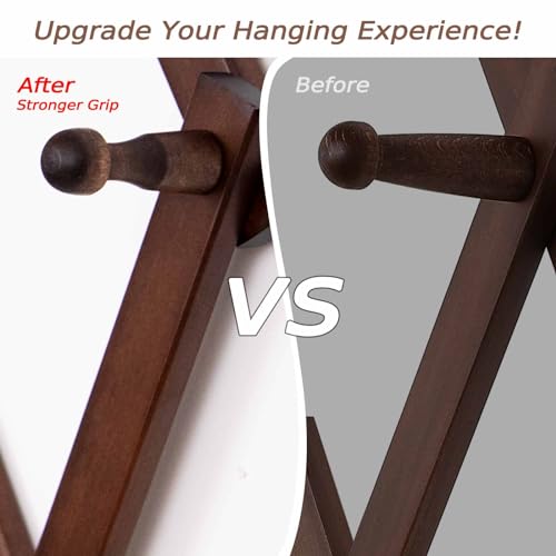 Hat Rack for Wall, Expandable Wall Hat Holder with 16 Hooks - Image 6
