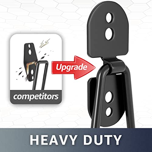 Garage Hooks 11.8" Long with 2 Extension Storage Straps (4 Pack) - Image 5