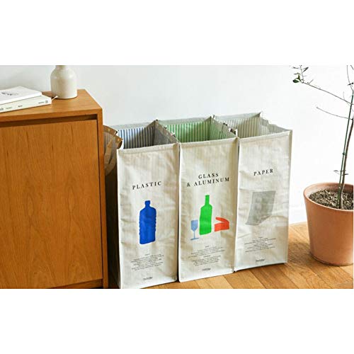 216 Separate Recycling Waste Bin Bags for Kitchen Home Recycle - Image 4