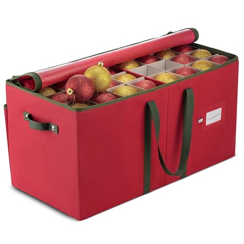 Christmas Ornament Storage Box 128 Capacity - Durable - Image 2