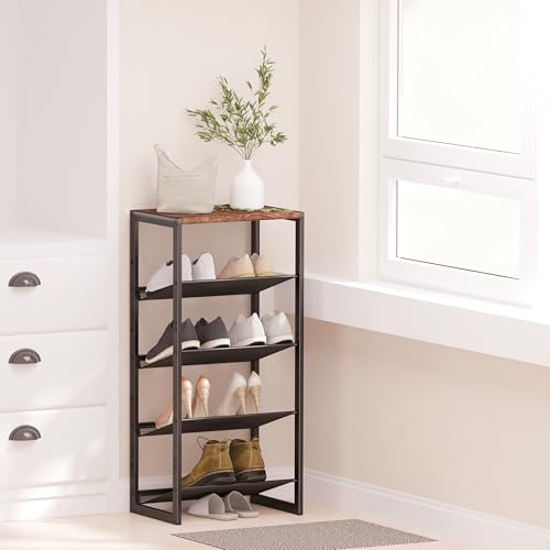 CHEMPFR Narrow 5-Tier Shoe Rack, Slim Space-Saving Shelf - Image 5