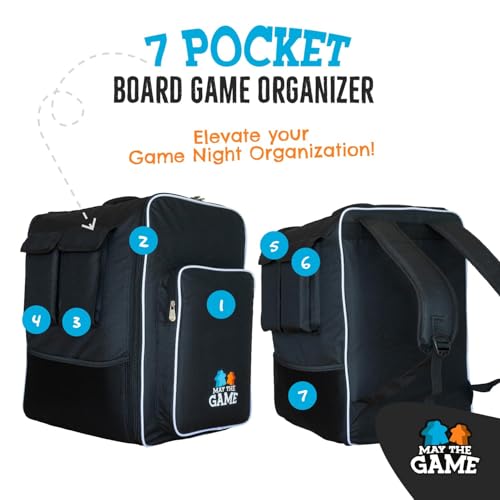 XL Board Game Bag: Ultimate Backpack, Travel Organizer - Image 5