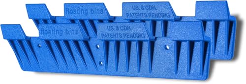 Nova Products Recycle Bin Wall Mount (2 Pack), Blue Bin Hanger - Image 2