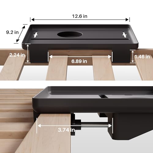 JOYMOOP Clip-On Bedside Shelf for Bunk Beds, Dorm Room Essentials - Image 4