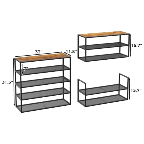 Closet Organizers and Storage, 2 Pack Stackable Closet Storage - Image 4