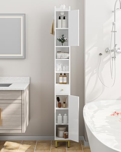 Hzuaneri Bathroom Cabinet with Shelves,Tall Bathroom - Image 5