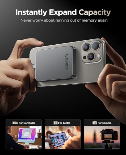 ORICO 512GB Magnetic Portable SSD, Metal Body - Image 4