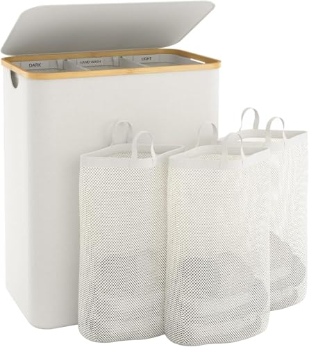 Hampers for Laundry Basket with Lid, 145L Large Laundry Hamper 3 - Image 2