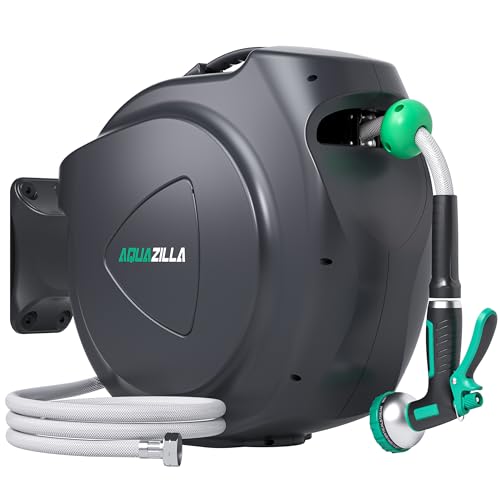 Retractable Garden Hose Reel, 100Ft x 1/2" Durable Wall Mounted - Image 2