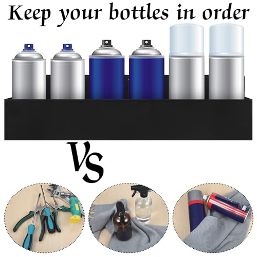 2 Pcs Magnetic Aerosol Spray Can Holder, 16.54 x 3.15 x 4.33 Inch - Image 5