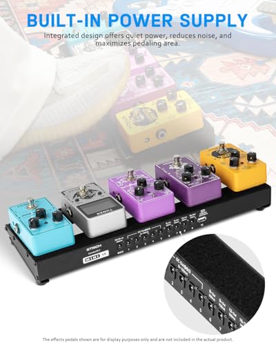 Pedal Board with Built-in Power Supply, Small Guitar - Image 3