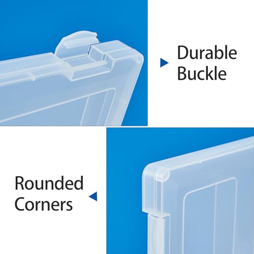 6 Pack A4 Paper Storage Box, 8.5 x 11 Project Case for US letter - Image 7