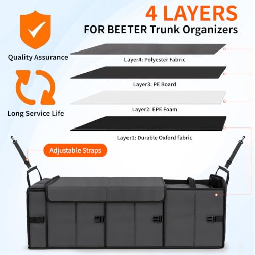 Large Trunk Organizer with Portable Leakproof Cooler - Image 6