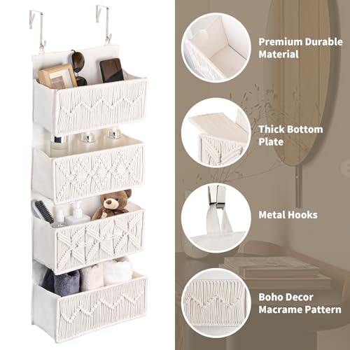 janebeauties Over the Door Organizer Macrame Boho Nu | All Products - Image 3