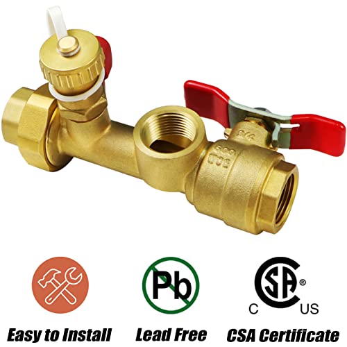 3/4 Inch IPS Isolator Tankless Water Heater Service Isolation - Image 3