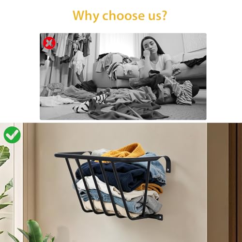 Univivi Wall Mounted Blanket Holder Throw Wall Blanket - Image 6