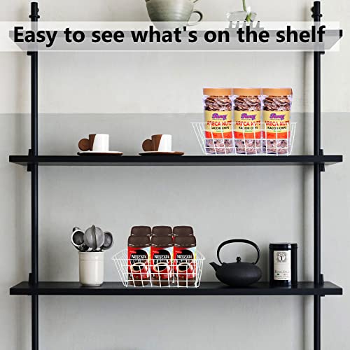 4 Pack Deep Freezer Organizer Bins Stackable Wire Basket - Image 6