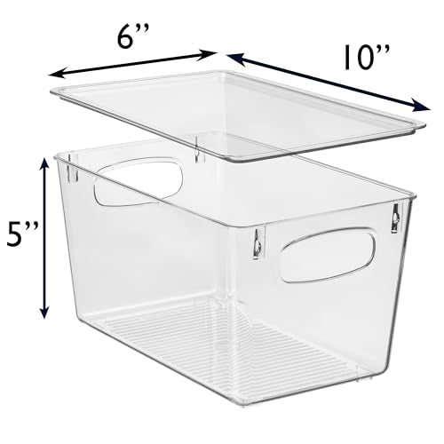 ClearSpace Pantry Storage Bins with Lids for Kitchen & Fridge, 6 - Image 5