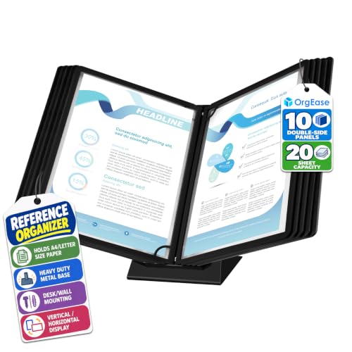 10-Pocket Desk Reference Organizer with Sturdy Metal | All Products - Image 2