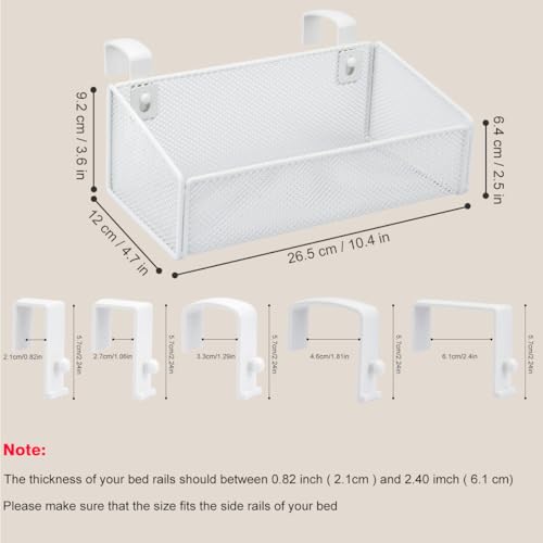 Bedside Shelf Bunk Bed Organizer Shelf Hanging Storage - Image 3
