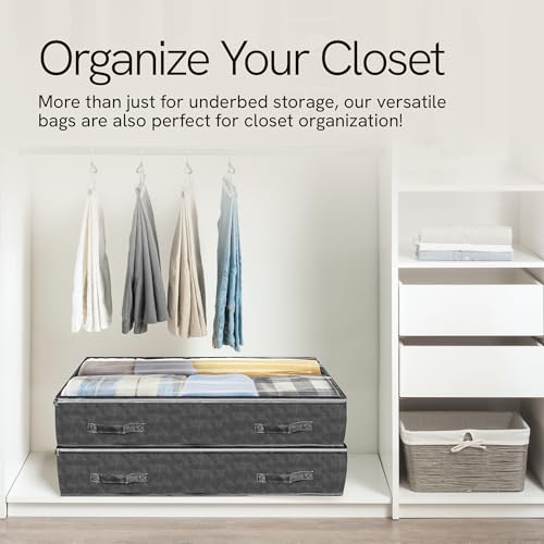 Reli. 90L Under Bed Storage Containers 4 Pack | Closet - Image 7