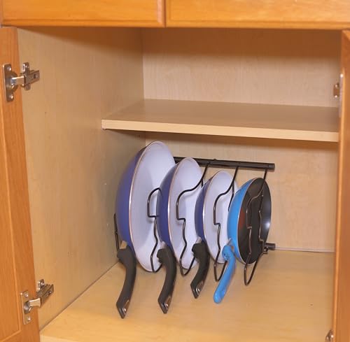 Simple Houseware Cabinet Pantry Pot and Pan Organizer Holder - Image 6