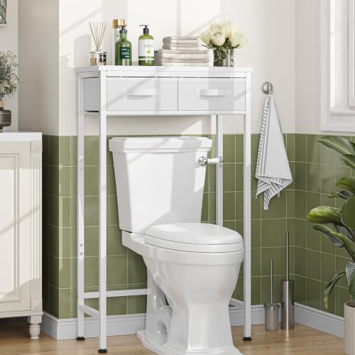 Simple Trending 2-Tier Over The Toilet Storage with 2 - Image 3
