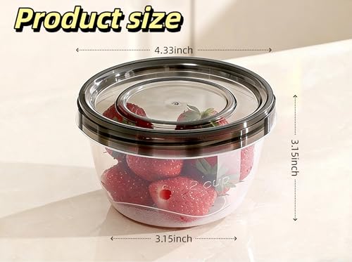 6-Pack 16 Oz Airtight Food Storage Containers with Twist Top Lids - Image 5