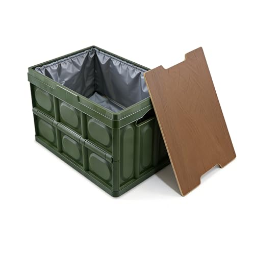 Collapsible SUV Trunk Organizer, Green - Image 2
