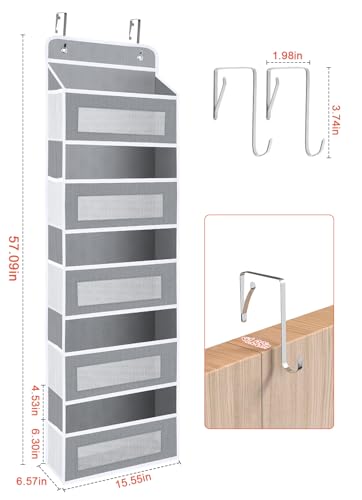 Over The Door Organizer Storage,10 side Pockets - Image 7