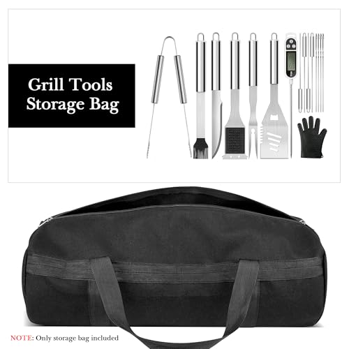 Linkidea 24" Grill Accessory Storage Bag, Double Zipper - Image 5