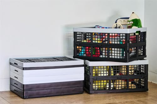 Aebeky 3-Pack Plastic Collapsible Storage | Home Organization - Image 8