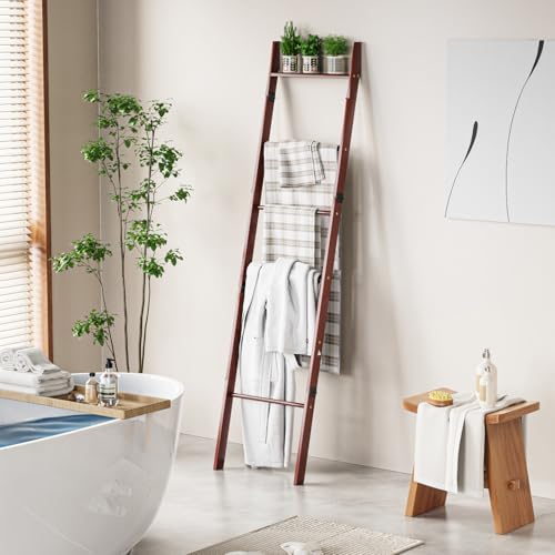 BAMBANG 6-Tier Blanket Ladder for Living Room, Blanket - Image 7