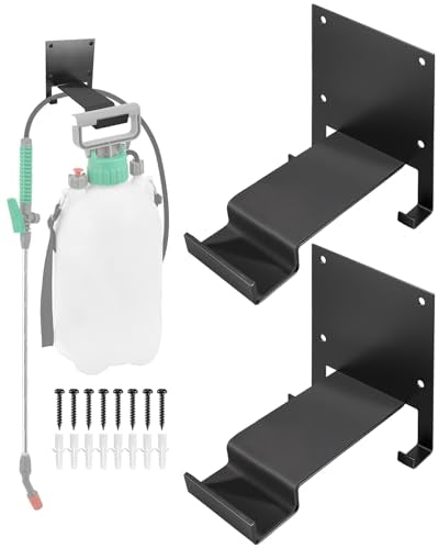 Pump Sprayer Holder, 2 Pack Backpack Blower Wall Mount - Image 2