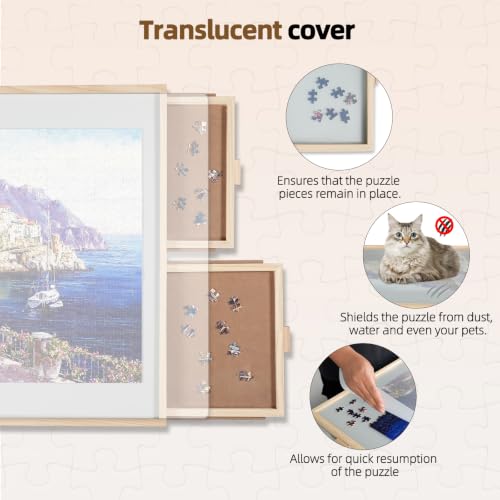 ALL4JIG 1500 Pieces 2-in-1 Tilting&Rotating Puzzle Board - Image 6