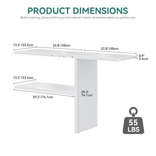 YITAHOME 30cuft Horizontal Storage Shed Shelf | Home Organization - Image 4