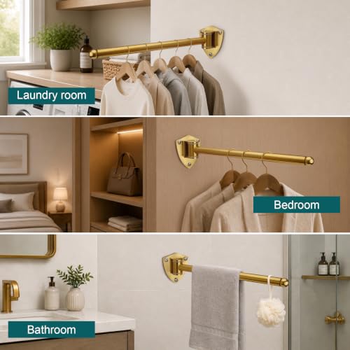 12" Wall Mounted Drying Rack, Foldable & Pull-Out Clothes Hanger - Image 7